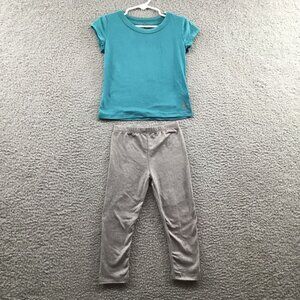 RBX‎ Performance Toddler Tee and Leggings Set Green/ Grey 3T
